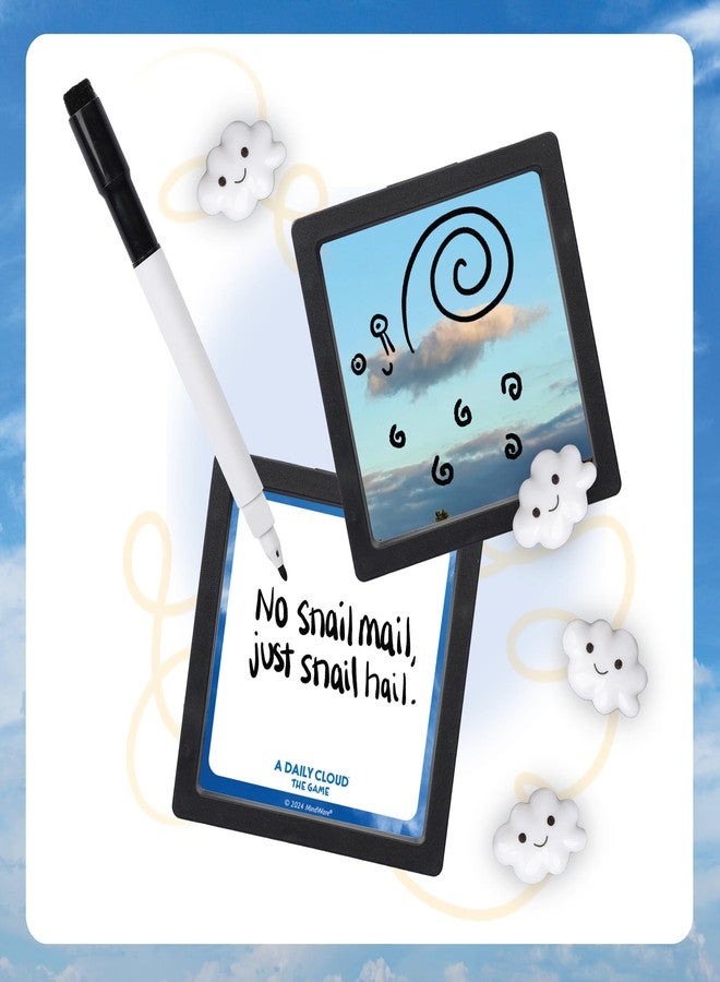 MindWare A Daily Cloud Family Game - Fun Drawing & Caption Card Game for Kids, Teens & Adults - Family Game Night, Boosts Creativity & Storytelling - Ages 8+, 3-6 Players, 25-Minute Gameplay - Image 5